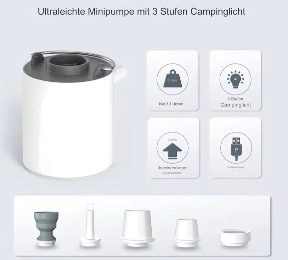 3 in 1 Mini Pumpe X